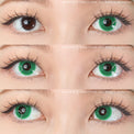 Sweety Crazy Solid Dark Green (1 lens/pack)-Crazy Contacts-UNIQSO EU
