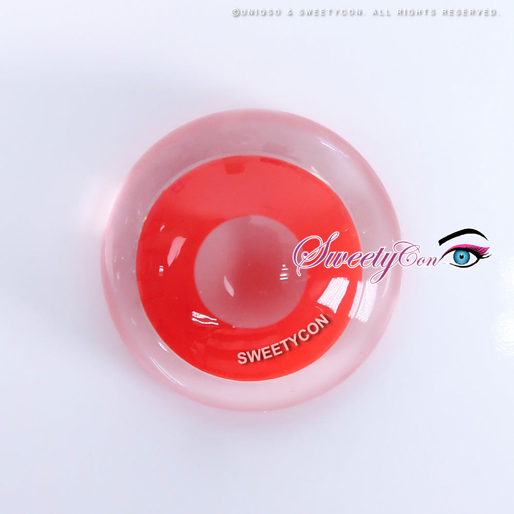 Sweety Crazy Solid Red (1 lens/pack)-Crazy Contacts-UNIQSO EU