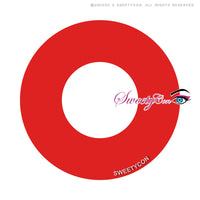 Sweety Crazy Solid Red (1 lens/pack)-Crazy Contacts-UNIQSO EU