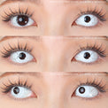 Sweety Crazy Solid White/Whiteout - 1 Day Disposable (1 lens/pack)-Crazy Contacts-UNIQSO EU