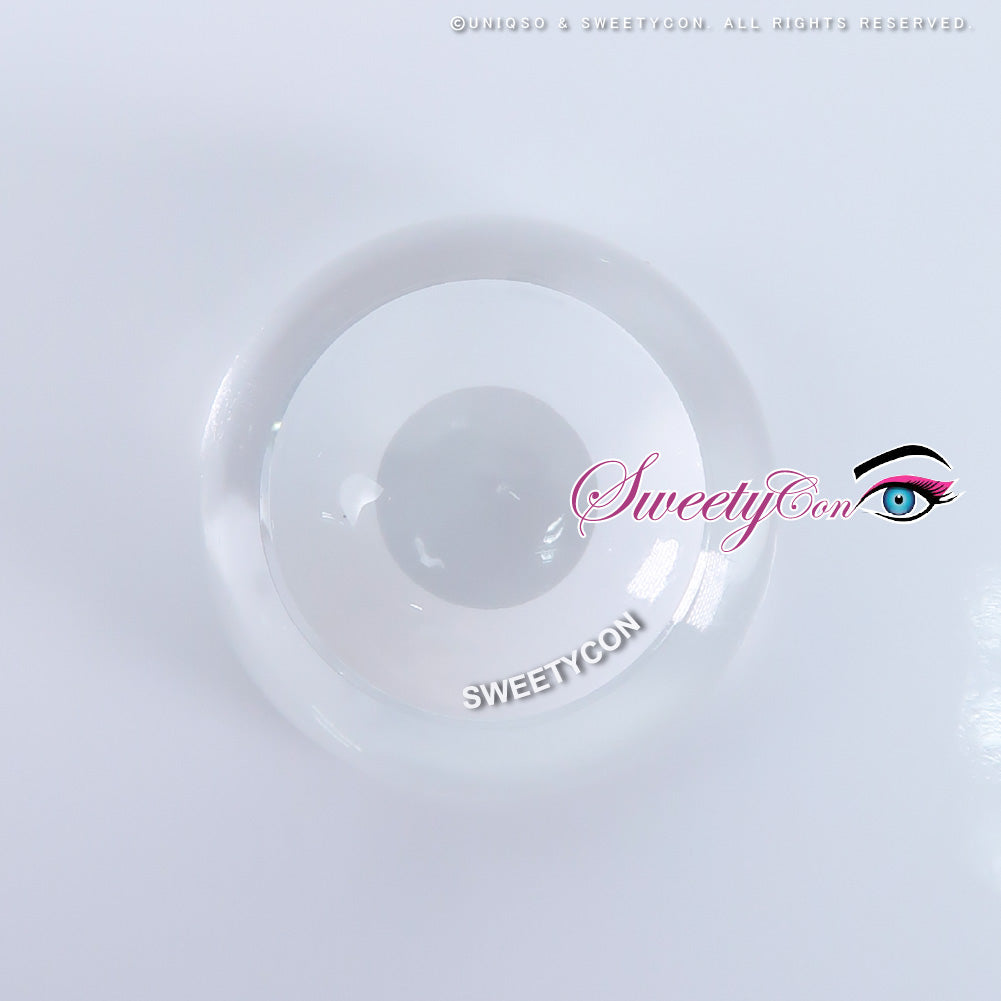 Sweety Crazy Solid White/Whiteout - 1 Day Disposable (1 lens/pack)-Crazy Contacts-UNIQSO EU