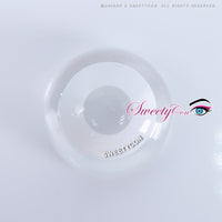 Sweety Crazy Solid White/Whiteout - 1 Day Disposable (1 lens/pack)-Crazy Contacts-UNIQSO EU