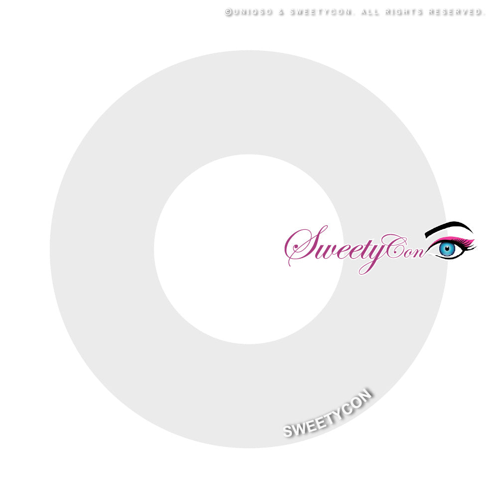 Sweety Crazy Solid White/Whiteout - 1 Day Disposable (1 lens/pack)-Crazy Contacts-UNIQSO EU
