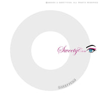 Sweety Crazy Solid White/Whiteout - 1 Day Disposable (1 lens/pack)-Crazy Contacts-UNIQSO EU