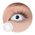 Sweety Crazy Solid White/Whiteout - 1 Day Disposable (1 lens/pack)-Crazy Contacts-UNIQSO EU