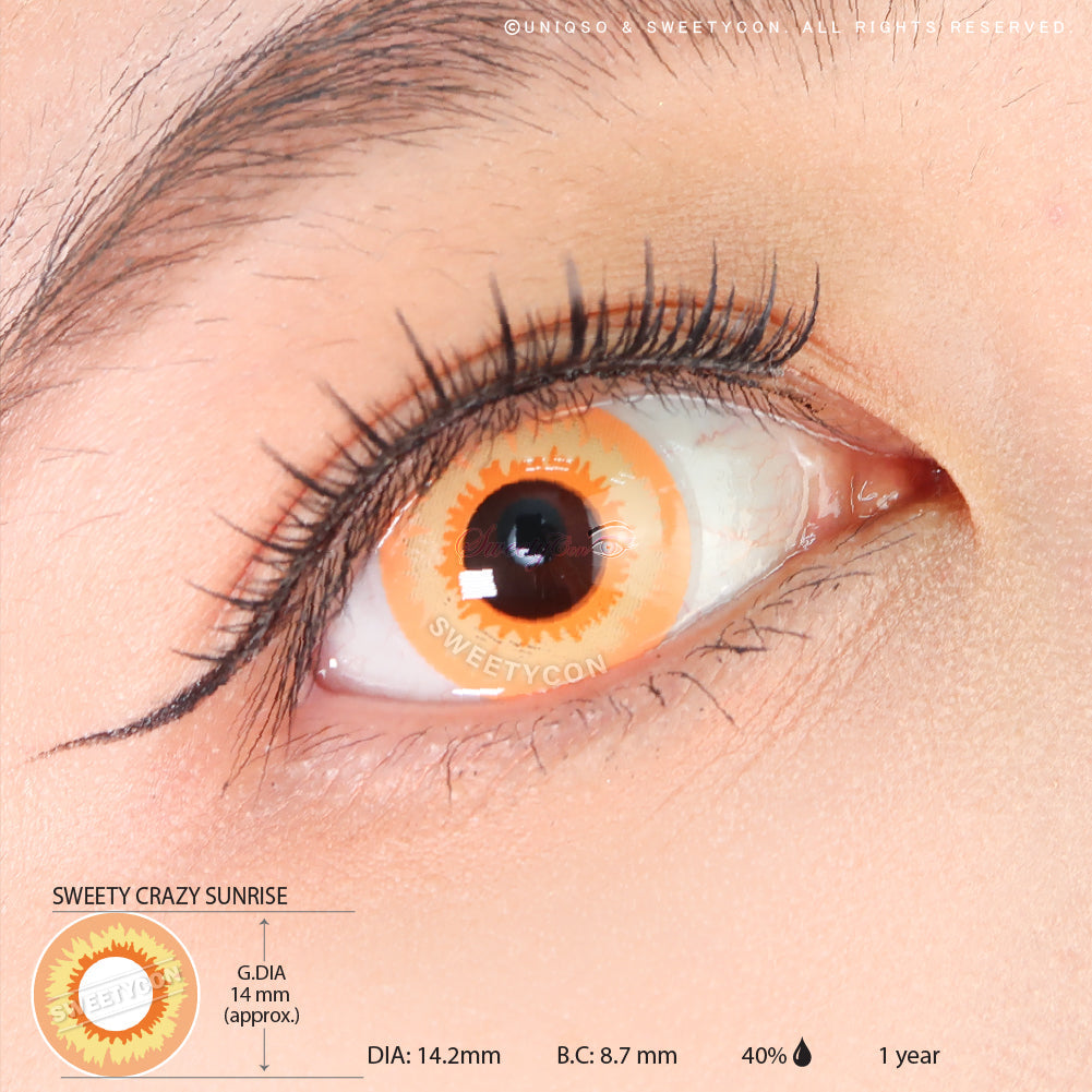 Sweety Crazy Sunrise (1 lens/pack)-Crazy Contacts-UNIQSO EU