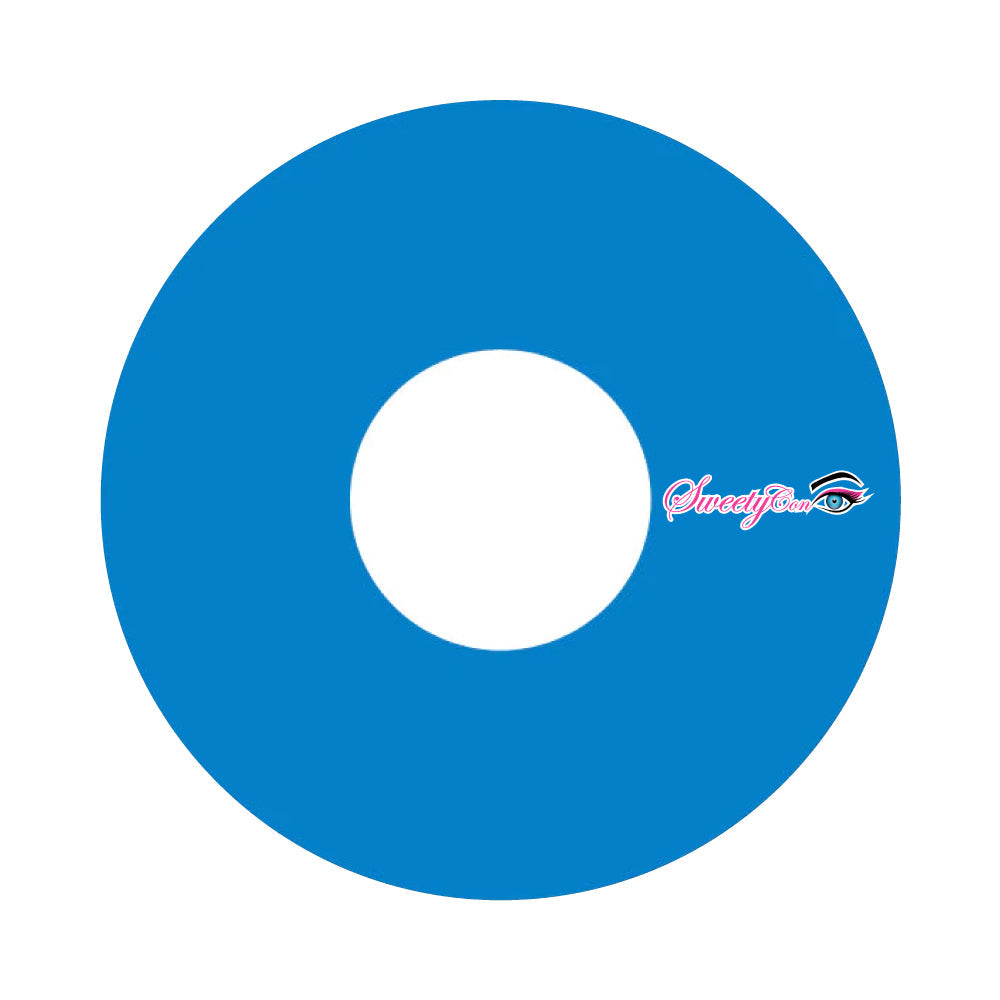 Sweety Crazy UV Glow Blue (1 lens/pack)-UV Contacts-UNIQSO EU