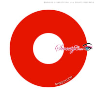Sweety Crazy UV Glow Red (1 lens/pack)-UV Contacts-UNIQSO EU