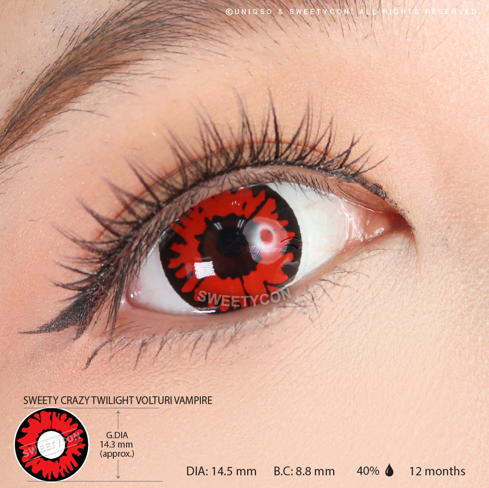 Sweety Crazy UV Twilight Volturi Vampire (1 lens/pack)-Crazy Contacts-UNIQSO EU