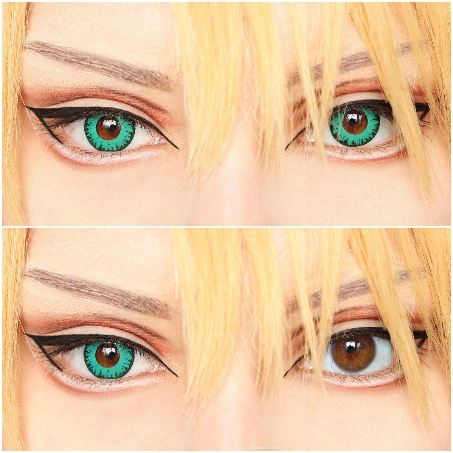 Sweety Crazy Vampire Green (1 lens/pack)-Crazy Contacts-UNIQSO EU