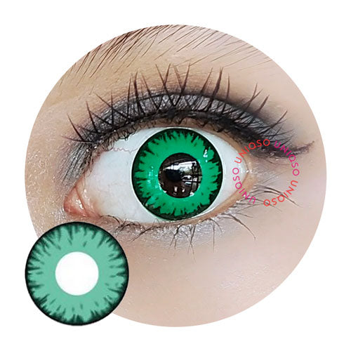 Sweety Crazy Vampire Green (1 lens/pack)-Crazy Contacts-UNIQSO EU