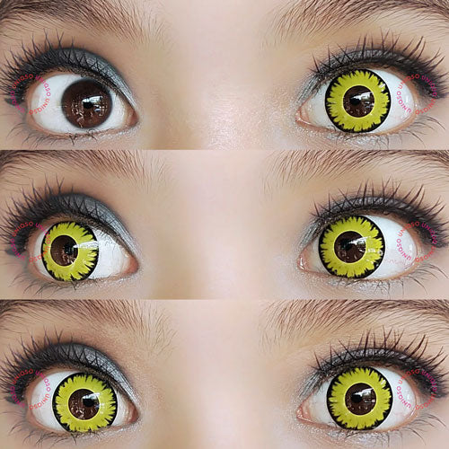 Sweety Crazy Vampire Yellow (1 lens/pack)-Crazy Contacts-UNIQSO EU