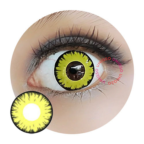 Sweety Crazy Vampire Yellow (1 lens/pack)-Crazy Contacts-UNIQSO EU
