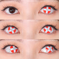 Sweety Crazy White Cross Red Eye (1 lens/pack)-Crazy Contacts-UNIQSO EU