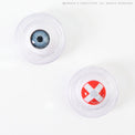 Sweety Crazy White Cross Red Eye (1 lens/pack)-Crazy Contacts-UNIQSO EU