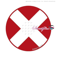 Sweety Crazy White Cross Red Eye (1 lens/pack)-Crazy Contacts-UNIQSO EU