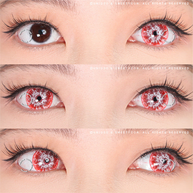 Sweety Crazy White Walker Red (1 lens/pack)-Crazy Contacts-UNIQSO EU