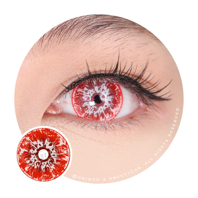 Sweety Crazy White Walker Red (1 lens/pack)-Crazy Contacts-UNIQSO EU