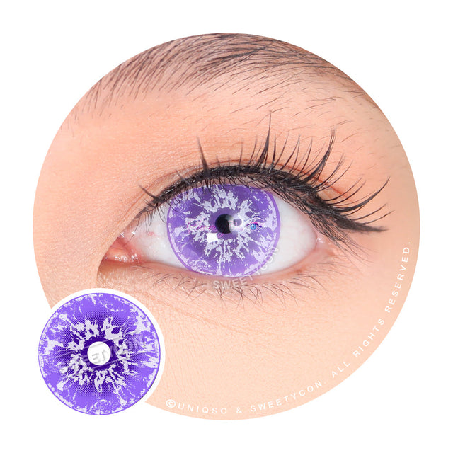 Sweety Crazy White Walker Violet (1 lens/pack)-Crazy Contacts-UNIQSO EU