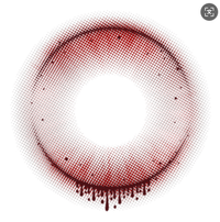 Sweety Crazy Witch Tears Red (1 lens/pack)-Crazy Contacts-UNIQSO