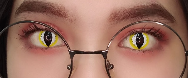 Sweety Crazy Yellow Dragon (1 lens/pack)-Crazy Contacts-UNIQSO EU