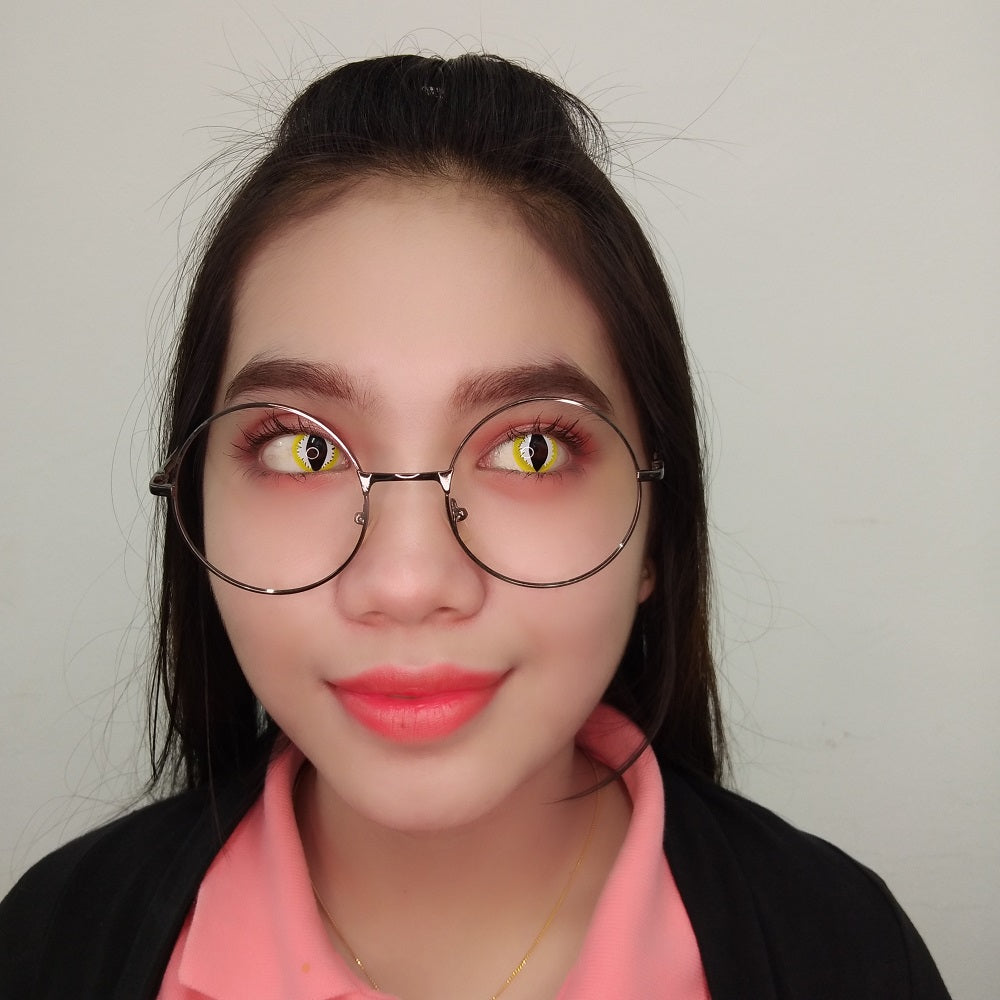 Sweety Crazy Yellow Dragon (1 lens/pack)-Crazy Contacts-UNIQSO EU
