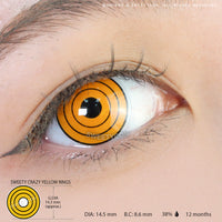 Sweety Crazy Yellow Rings (1 lens/pack)-Crazy Contacts-UNIQSO EU