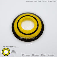 Sweety Crazy Yellow Rings V3 (1 lens/pack)-Crazy Contacts-UNIQSO EU