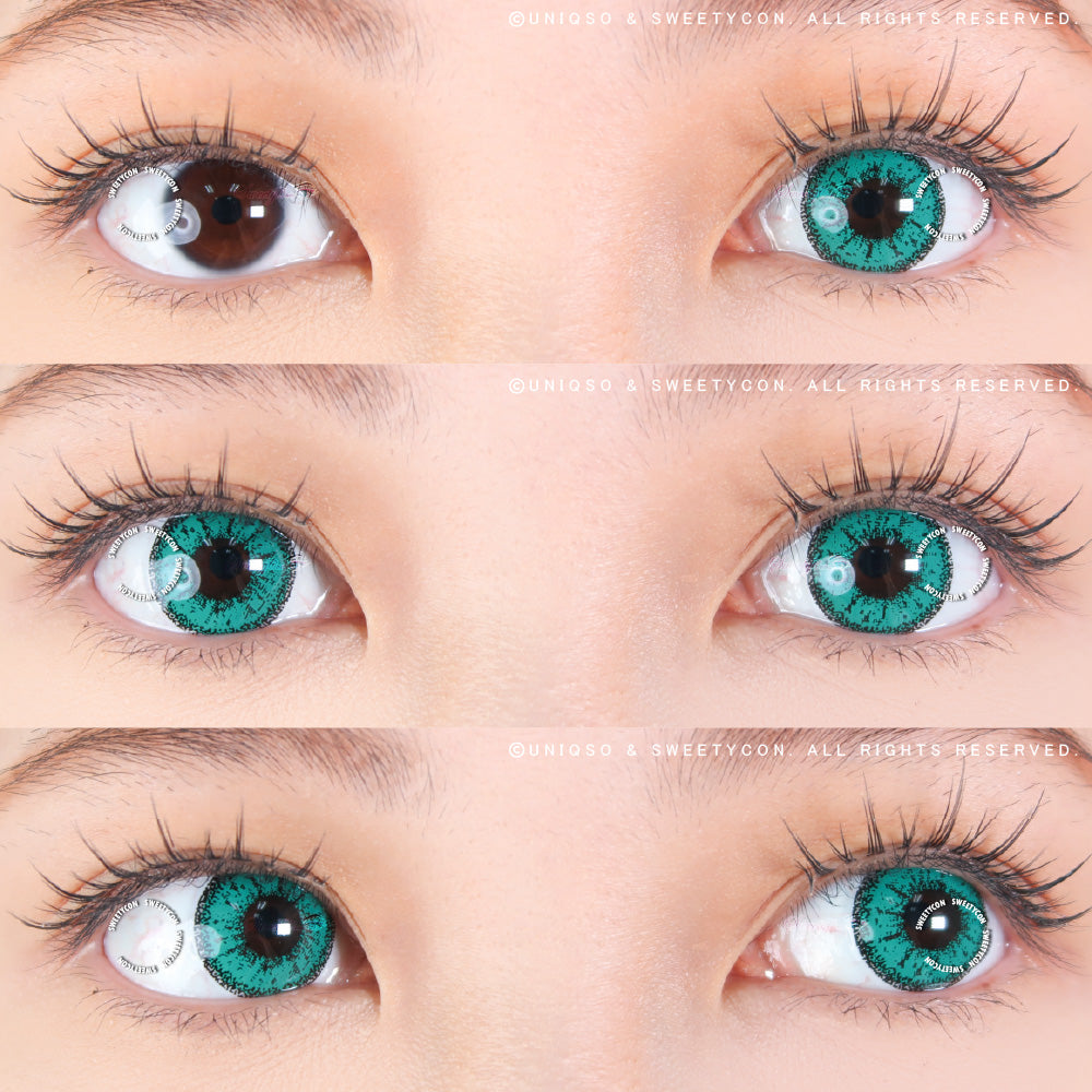 Sweety Crazy Zombie Green (1 lens/pack)-Crazy Contacts-UNIQSO EU