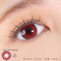 Sweety Crazy Zombie Red (1 lens/pack)-Crazy Contacts-UNIQSO EU