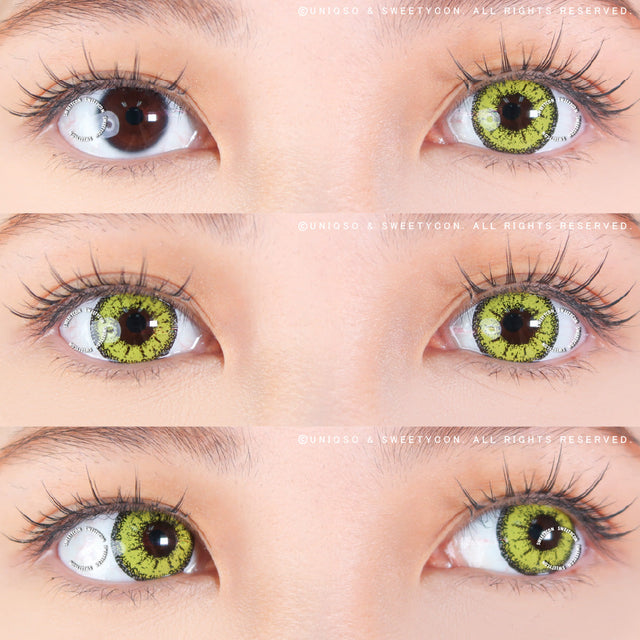 Sweety Crazy Zombie Yellow (1 lens/pack)-Crazy Contacts-UNIQSO EU