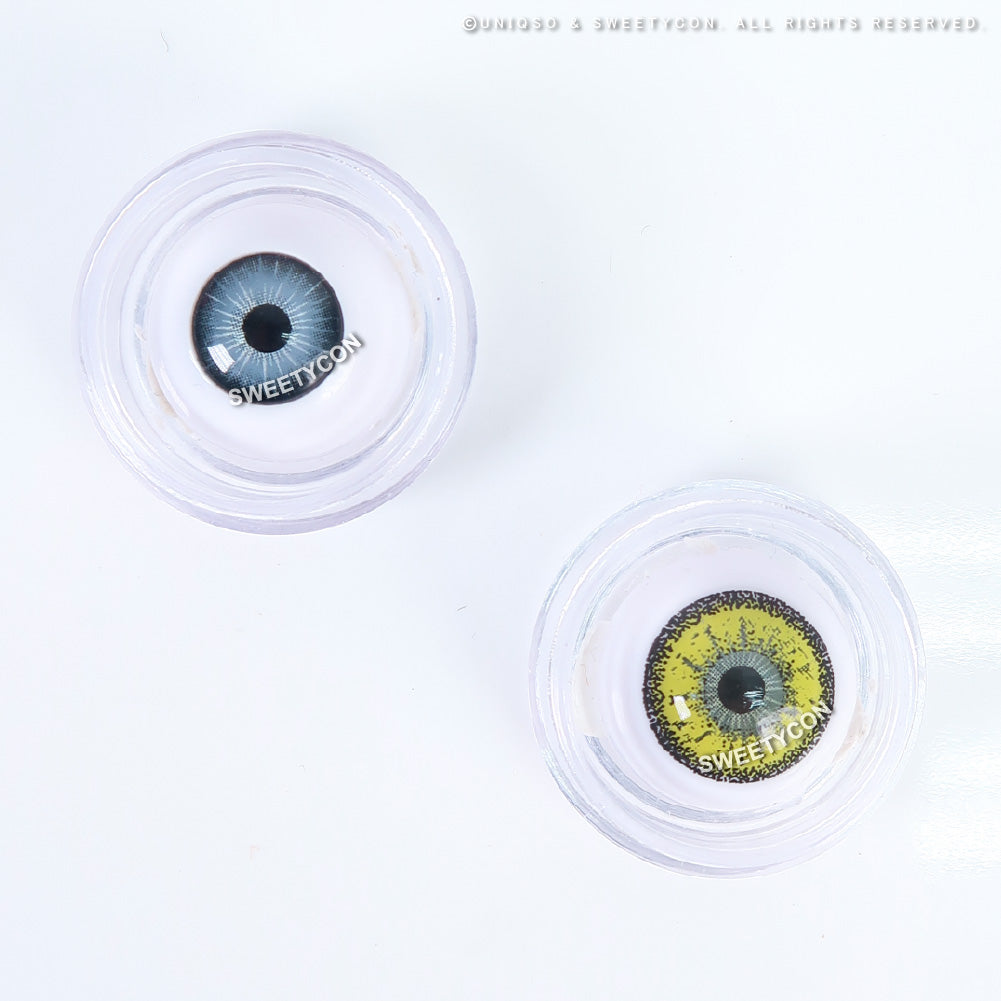 Sweety Crazy Zombie Yellow (1 lens/pack)-Crazy Contacts-UNIQSO EU