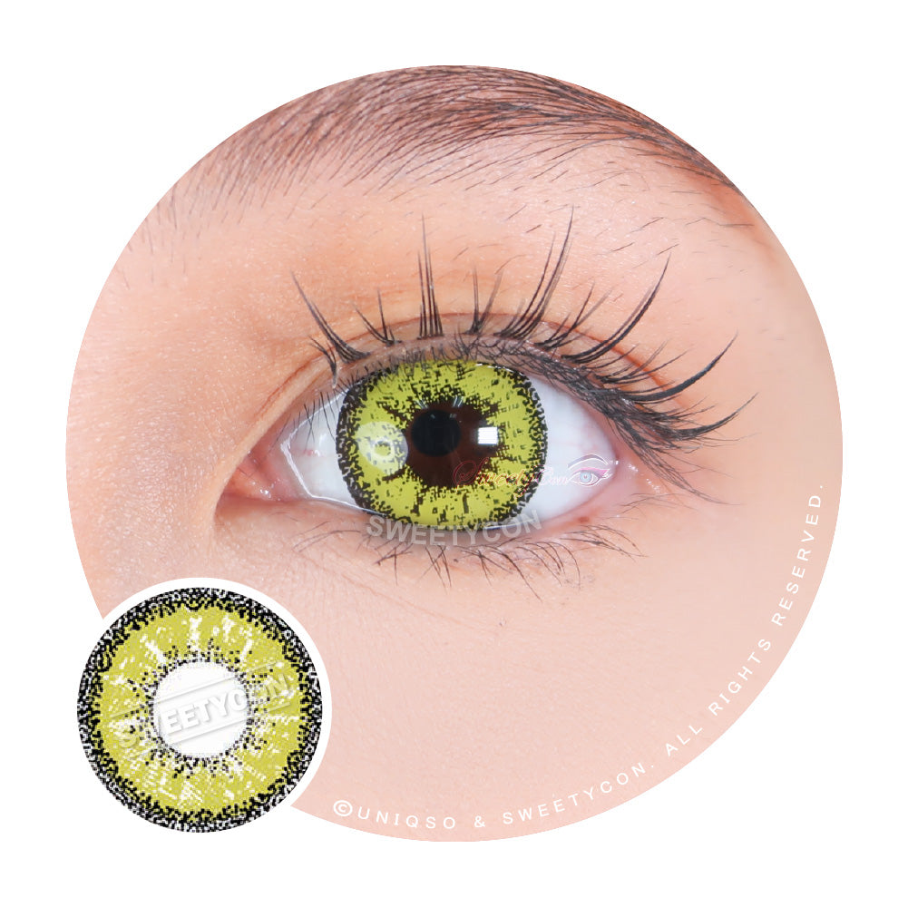 Sweety Crazy Zombie Yellow (1 lens/pack)-Crazy Contacts-UNIQSO EU