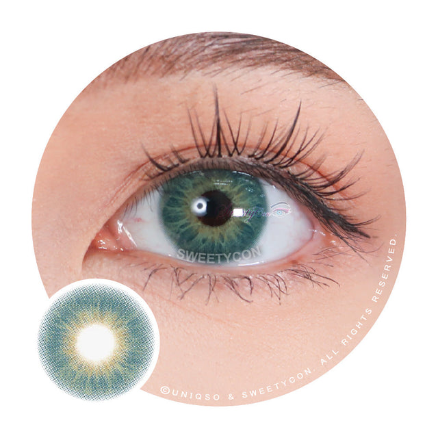 Sweety Dazzling Hazel Green (1 lens/pack)-Colored Contacts-UNIQSO EU