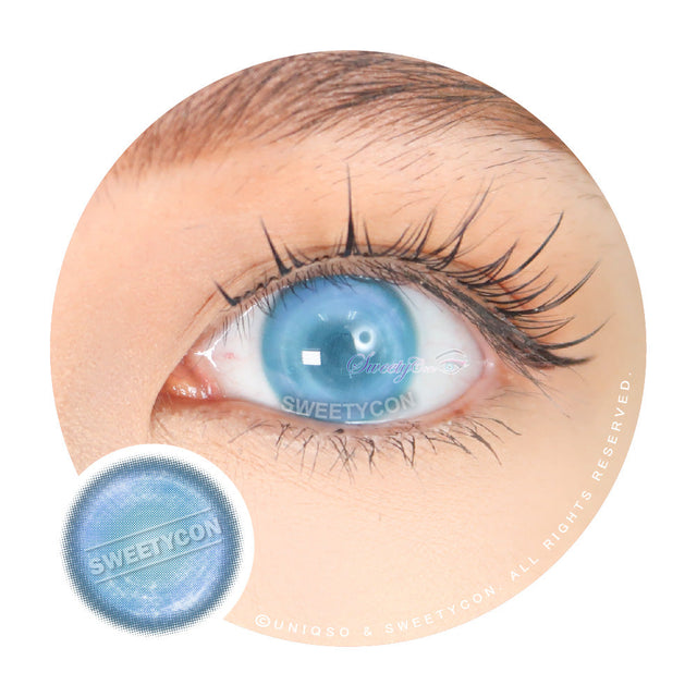 Sweety Delulu Blue (1 lens/pack)-Colored Contacts-UNIQSO EU
