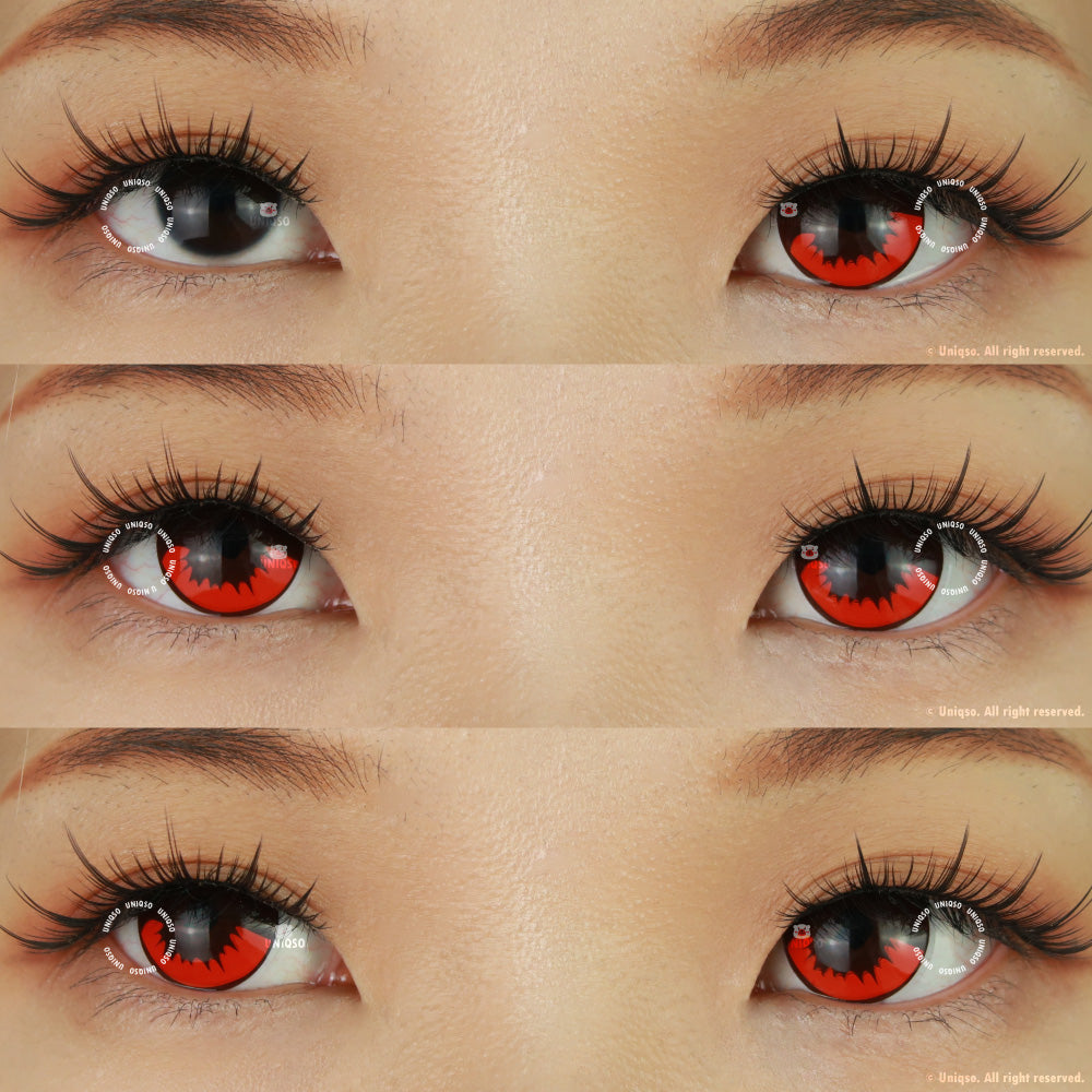 Sweety Demon Killer - Burning Fire (1 lens/pack)-Colored Contacts-UNIQSO EU