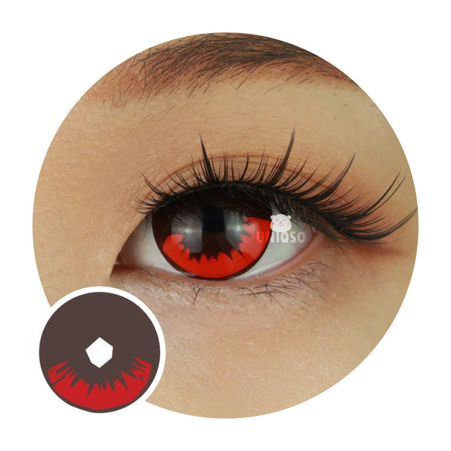 Sweety Demon Killer - Burning Fire (1 lens/pack)-Colored Contacts-UNIQSO EU