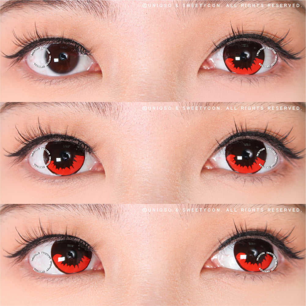 Sweety Demon Killer - Burning Fire II (1 lens/pack)-Colored Contacts-UNIQSO EU