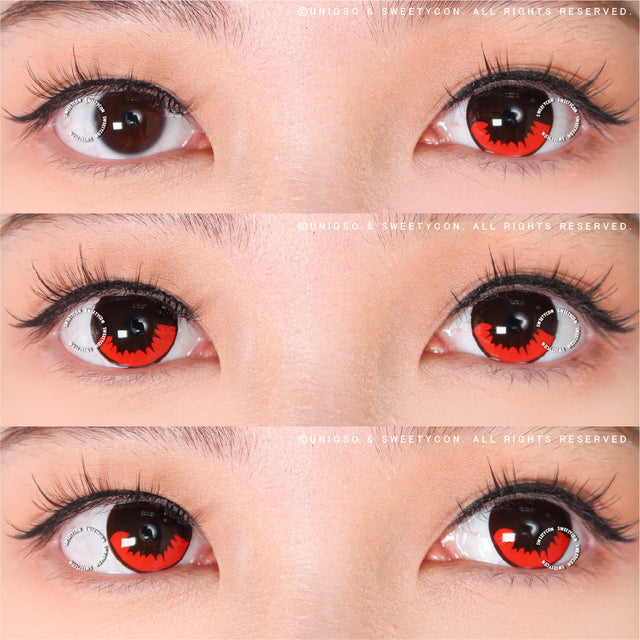 Sweety Demon Killer - Burning Fire II (1 lens/pack)-Colored Contacts-UNIQSO EU