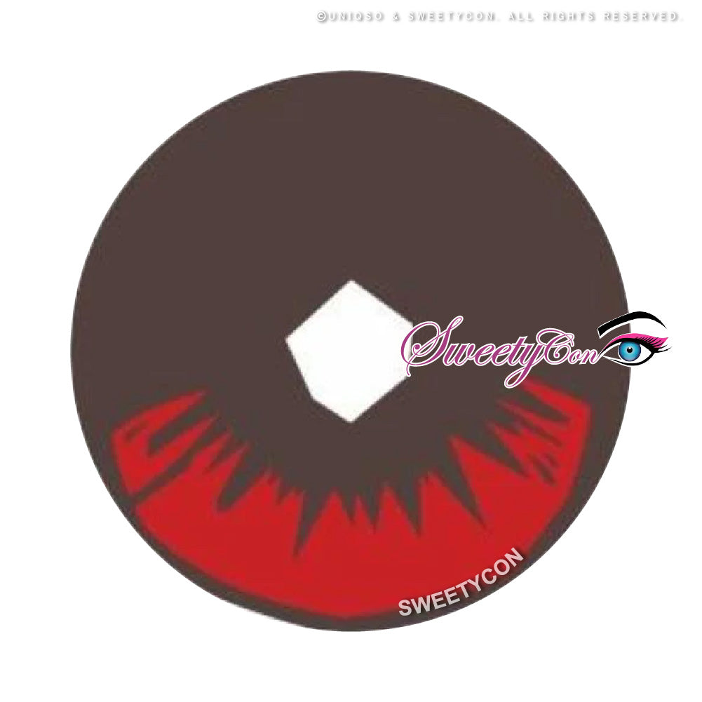 Sweety Demon Killer - Burning Fire II (1 lens/pack)-Colored Contacts-UNIQSO EU