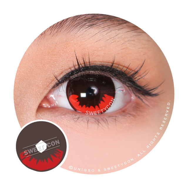 Sweety Demon Killer - Burning Fire II (1 lens/pack)-Colored Contacts-UNIQSO EU