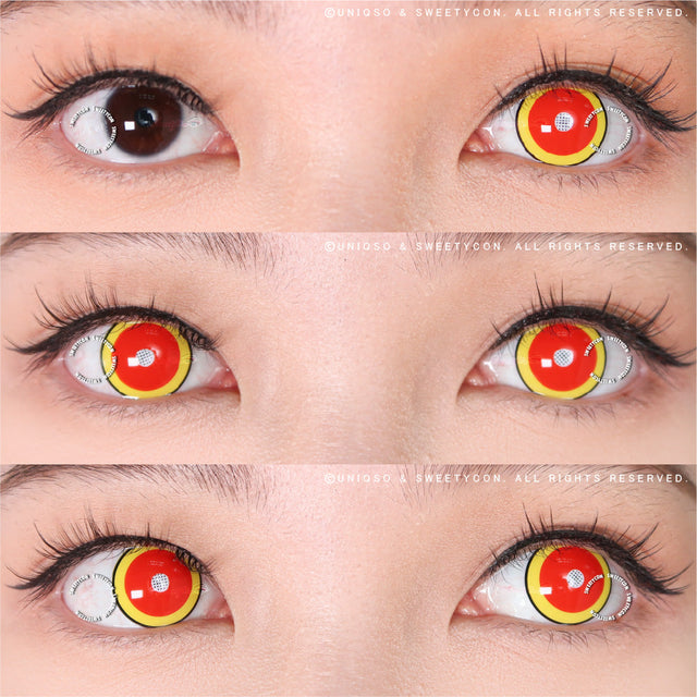 Sweety Demon Killer - Fire Flame (1 lens/pack)-Colored Contacts-UNIQSO EU