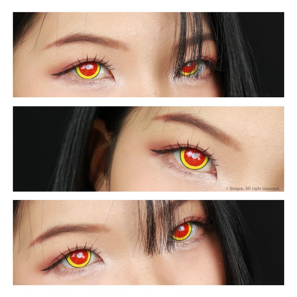 Sweety Demon Killer - Fire Flame (1 lens/pack)-Colored Contacts-UNIQSO EU