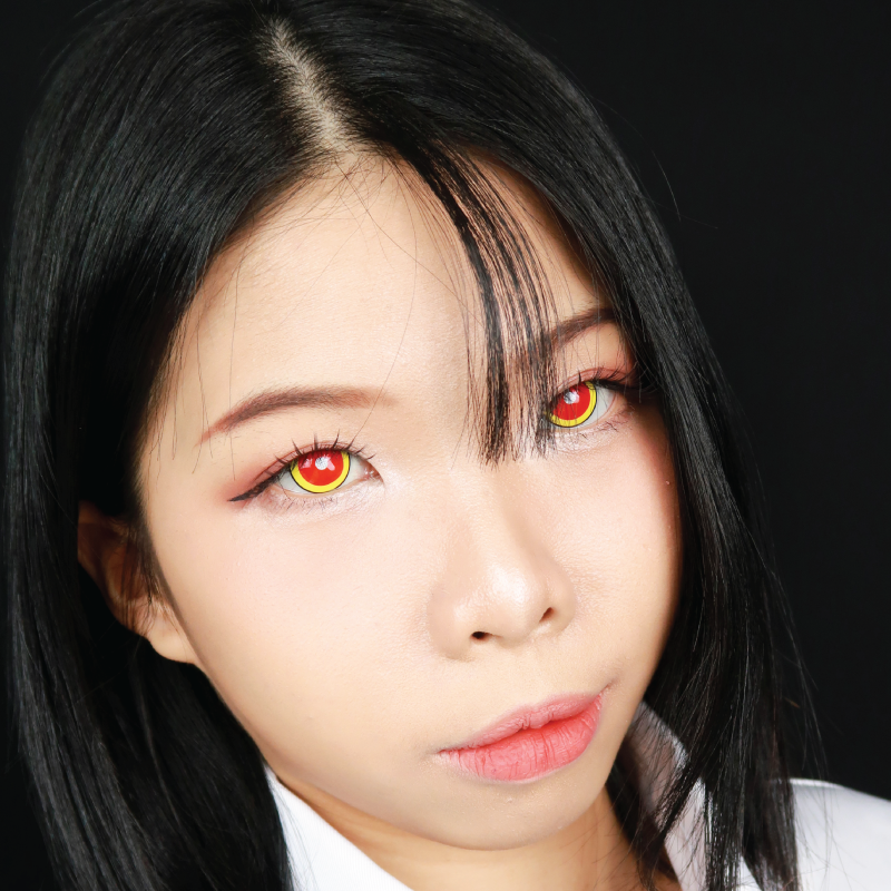Sweety Demon Killer - Fire Flame (1 lens/pack)-Colored Contacts-UNIQSO EU