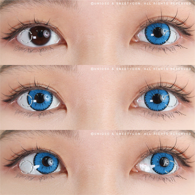 Sweety Devil Blue (1 lens/pack)-Colored Contacts-UNIQSO EU