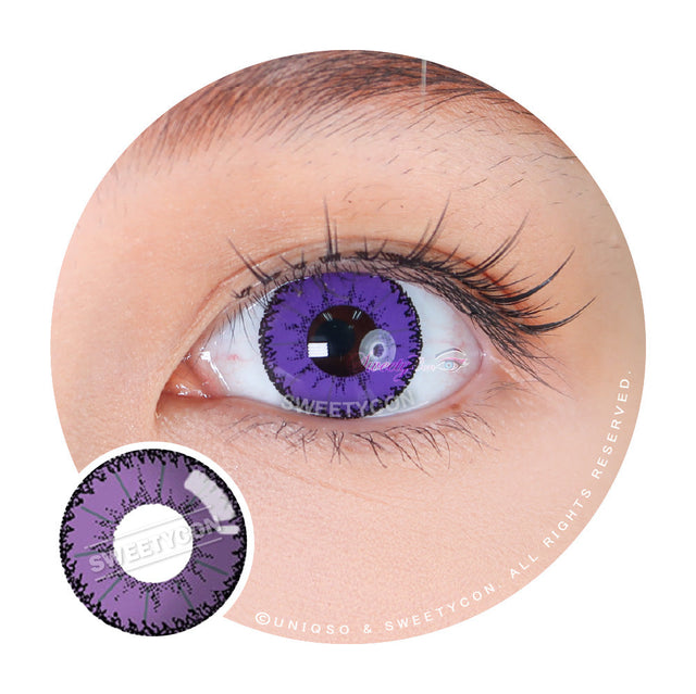 Sweety Devil Purple (1 lens/pack)-Colored Contacts-UNIQSO EU