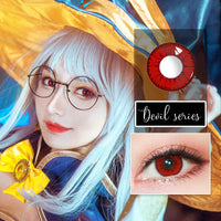 Sweety Devil Red (1 lens/pack)-Colored Contacts-UNIQSO EU