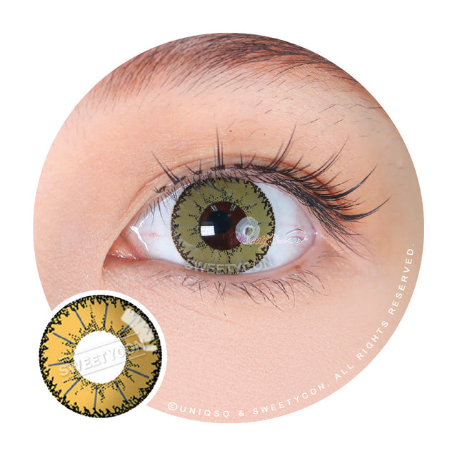 Sweety Devil Yellow (1 lens/pack)-Colored Contacts-UNIQSO EU