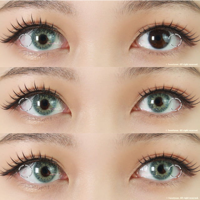 Sweety Extra Party Green (1 lens/pack)-Colored Contacts-UNIQSO EU