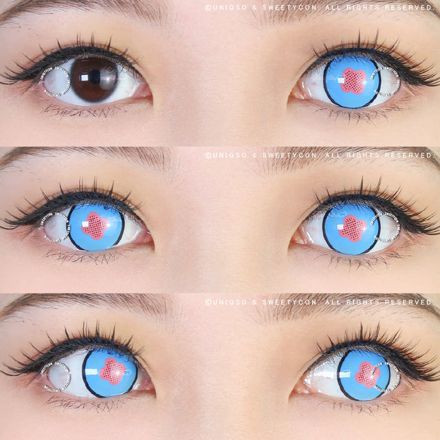 Sweety Fire Force Princess Hibana Blue Eye (1 lens/pack)-Colored Contacts-UNIQSO EU